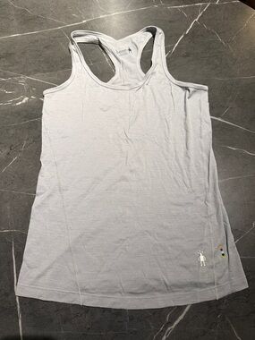 Smartwool Light Gray Racerback Tank